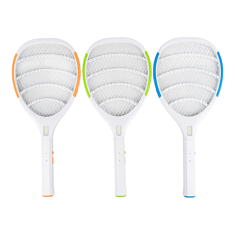 مضرب البعوض الكهربائي FF-868 بسعة 400 مللي أمبير مع قابس وبطارية الرصاص الحمضية