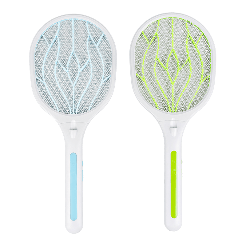 FF-988 بطارية ليثيوم قابلة لإعادة الشحن بسعة 1200 مللي أمبير مع مضرب بعوض كهربائي متعدد الوظائف مزود بضوء LED