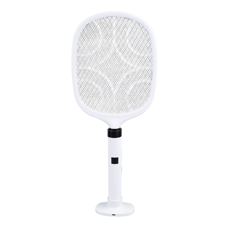 مصباح FF-882A بنمط مطرز بسعة 1200 مللي أمبير في الساعة، مضرب بعوض كهربائي بقاعدة USB مع شاشة عرض