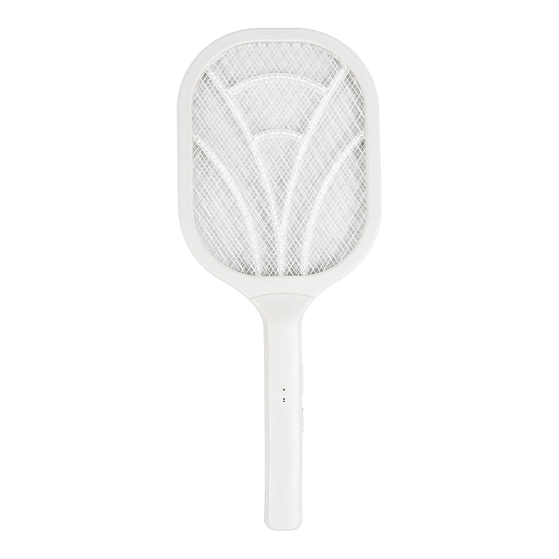 مضرب البعوض LED المطرز FF-918 بسعة 500 مللي أمبير قابل لإعادة الشحن عبر USB